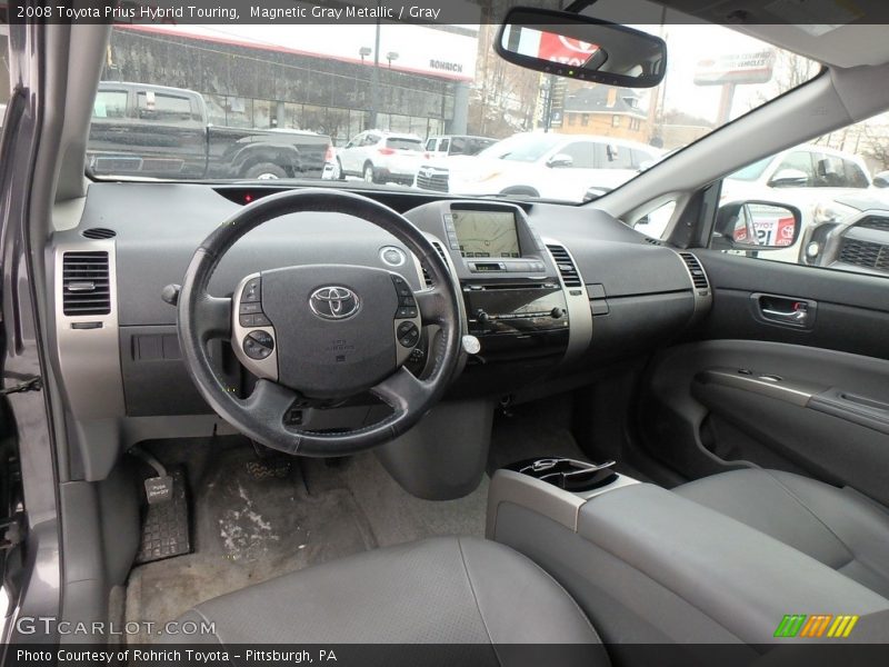 Magnetic Gray Metallic / Gray 2008 Toyota Prius Hybrid Touring
