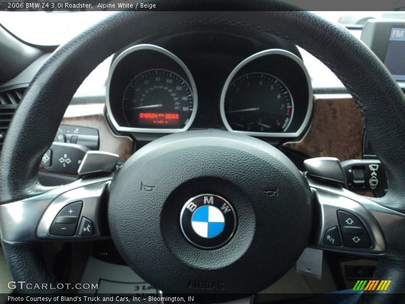 Alpine White / Beige 2006 BMW Z4 3.0i Roadster