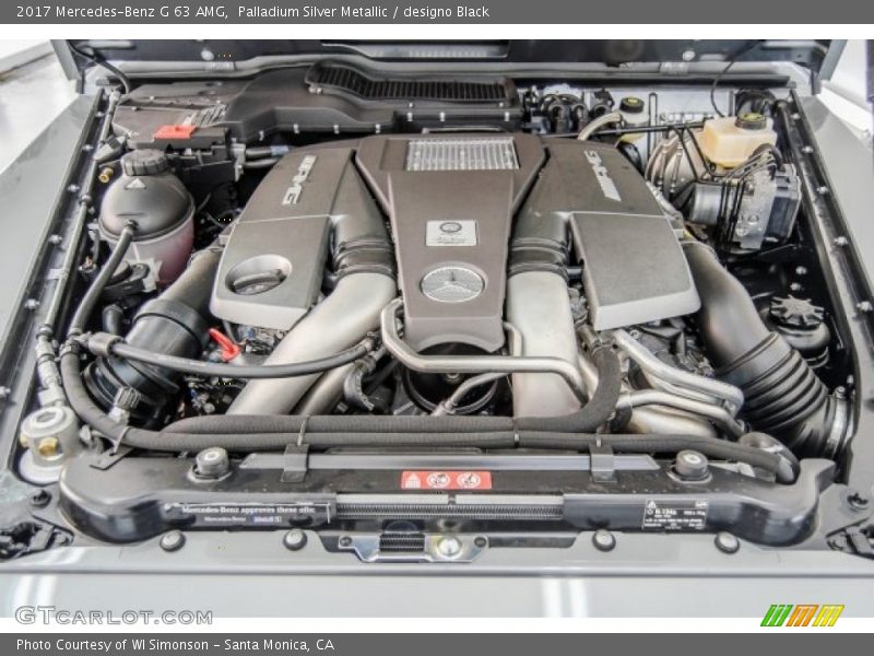  2017 G 63 AMG Engine - 5.5 Liter AMG biturbo DOHC 32-Valve VVT V8