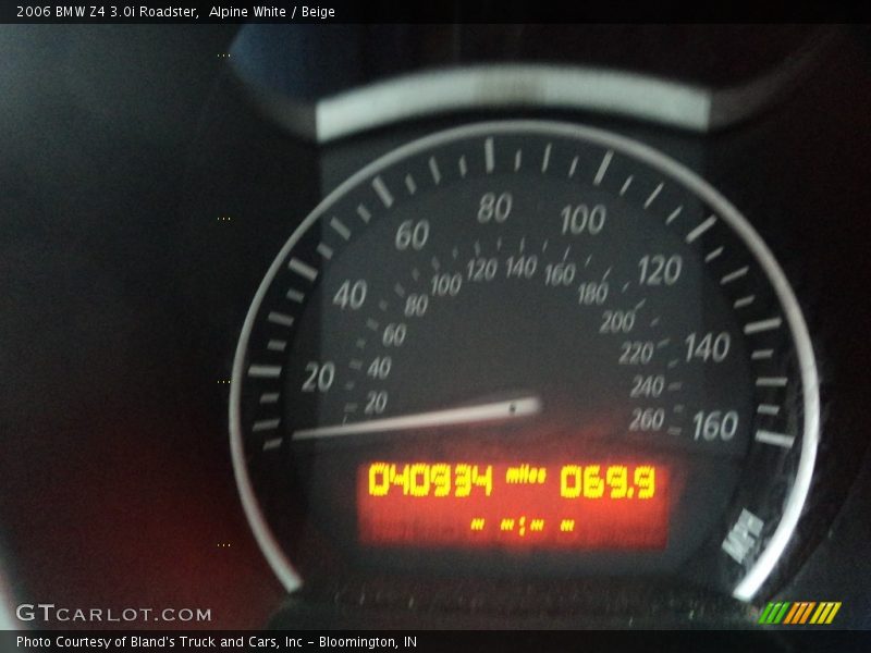 Alpine White / Beige 2006 BMW Z4 3.0i Roadster