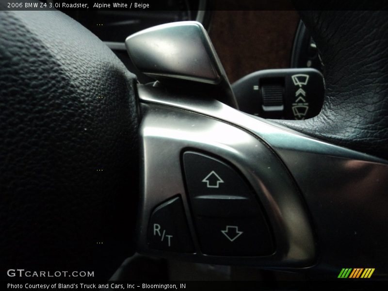 Alpine White / Beige 2006 BMW Z4 3.0i Roadster