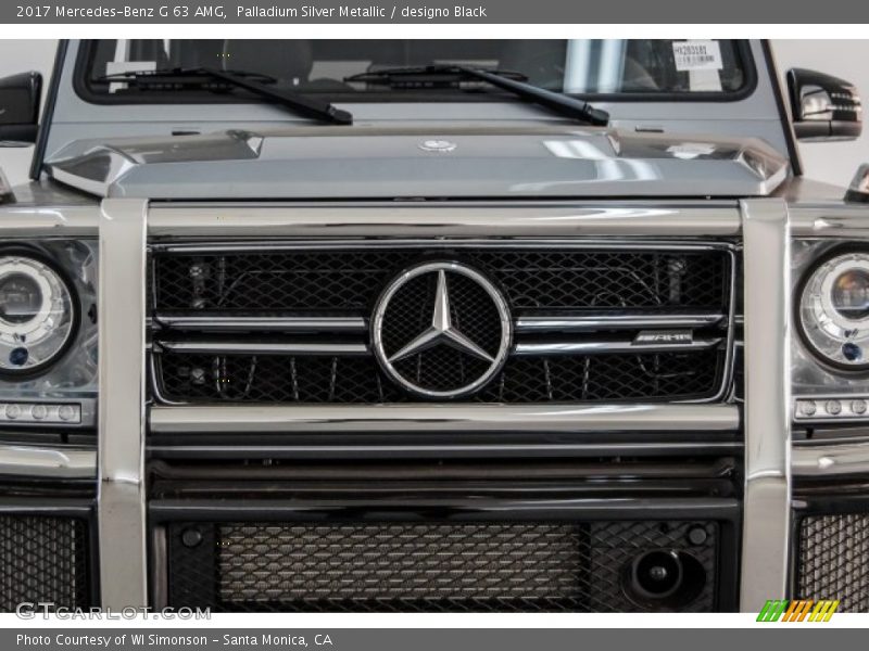 Palladium Silver Metallic / designo Black 2017 Mercedes-Benz G 63 AMG