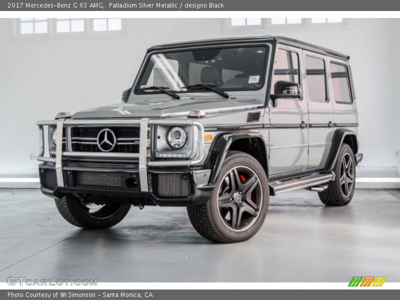Palladium Silver Metallic / designo Black 2017 Mercedes-Benz G 63 AMG