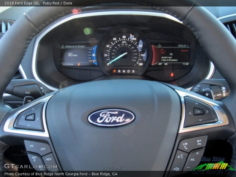 Ruby Red / Dune 2018 Ford Edge SEL