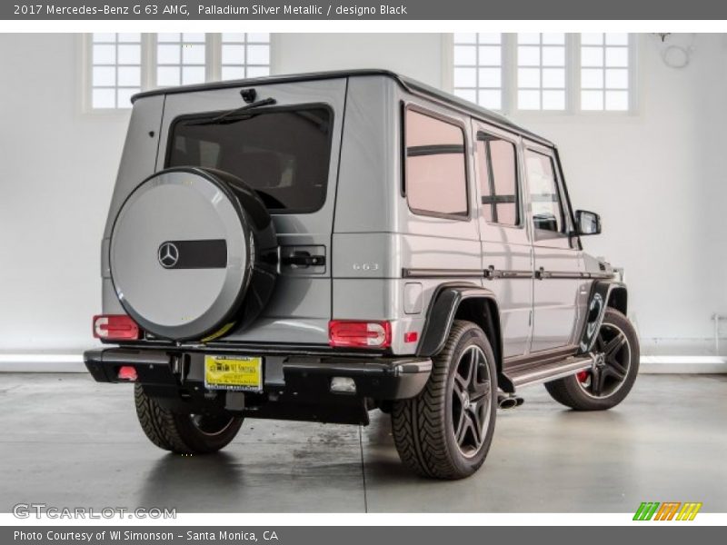 Palladium Silver Metallic / designo Black 2017 Mercedes-Benz G 63 AMG