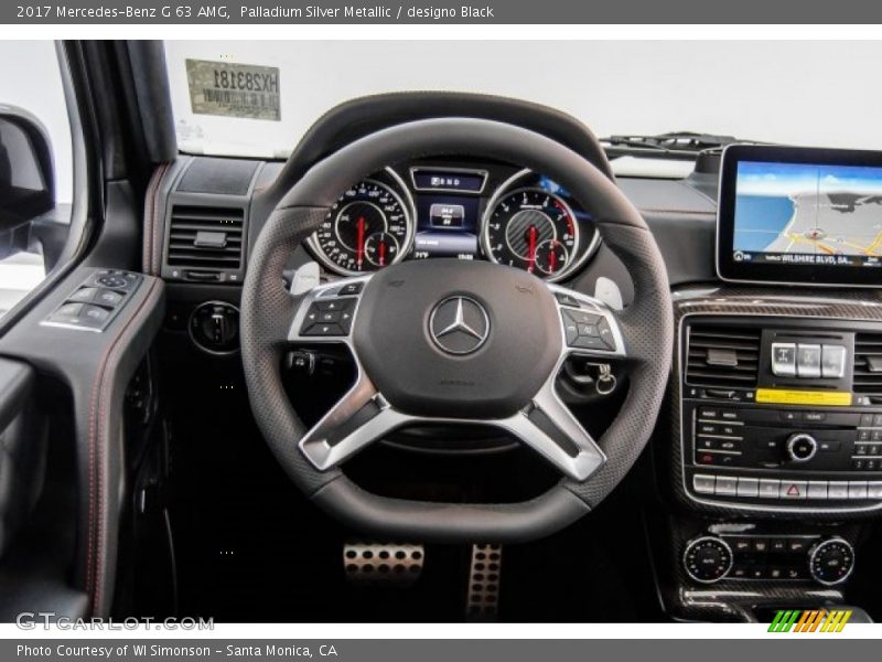 Palladium Silver Metallic / designo Black 2017 Mercedes-Benz G 63 AMG