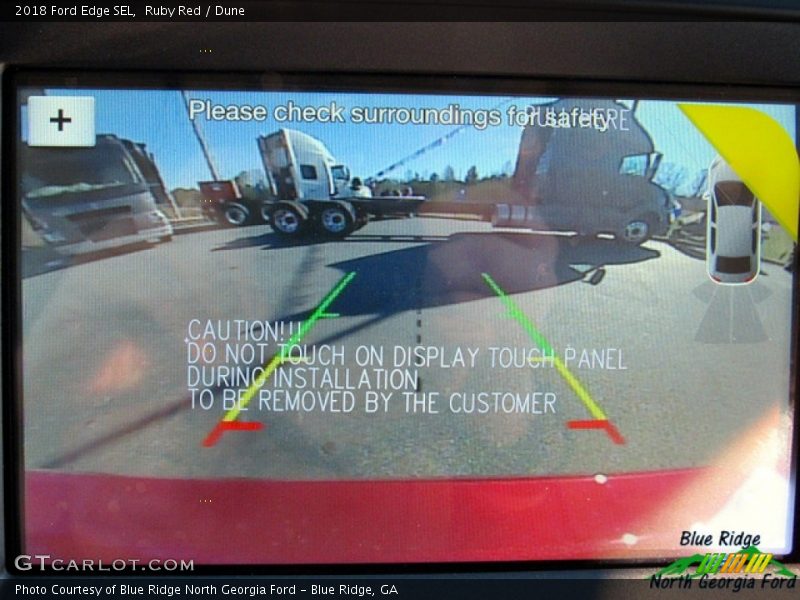 Ruby Red / Dune 2018 Ford Edge SEL
