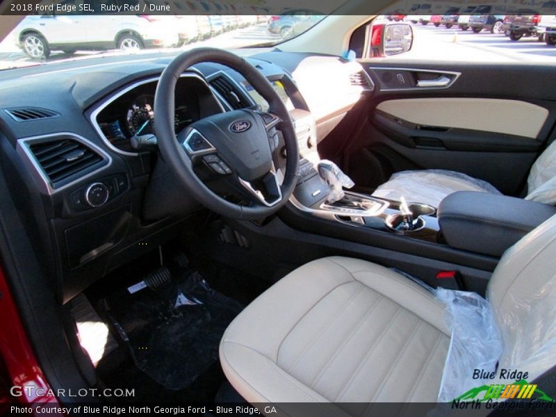 Ruby Red / Dune 2018 Ford Edge SEL