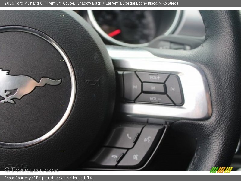 Shadow Black / California Special Ebony Black/Miko Suede 2016 Ford Mustang GT Premium Coupe