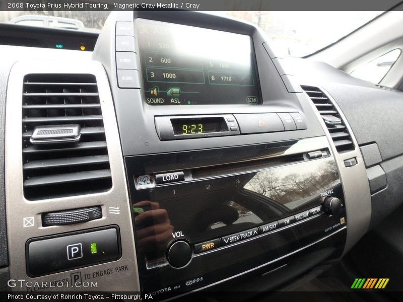 Magnetic Gray Metallic / Gray 2008 Toyota Prius Hybrid Touring