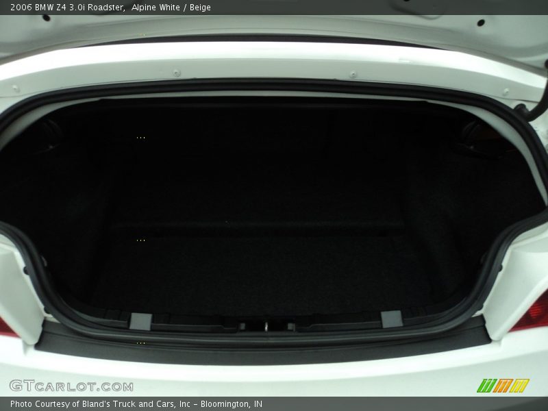 Alpine White / Beige 2006 BMW Z4 3.0i Roadster
