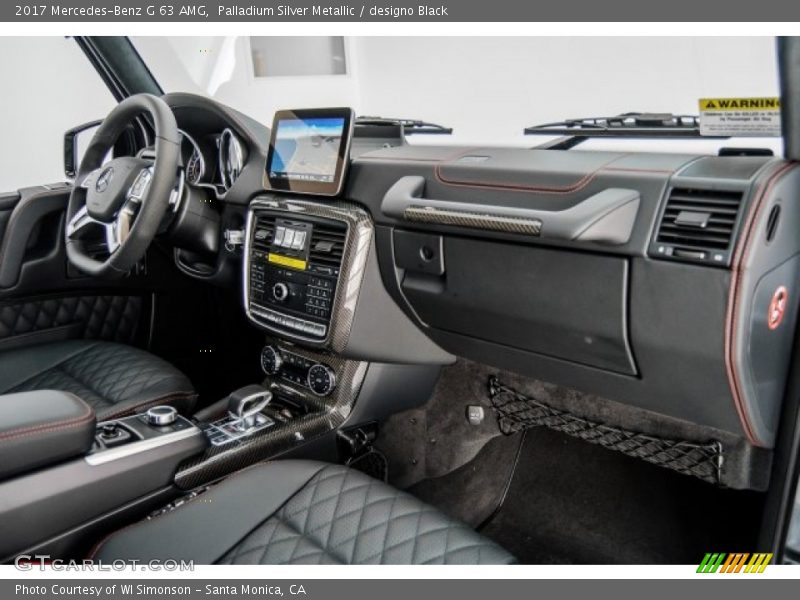 Palladium Silver Metallic / designo Black 2017 Mercedes-Benz G 63 AMG