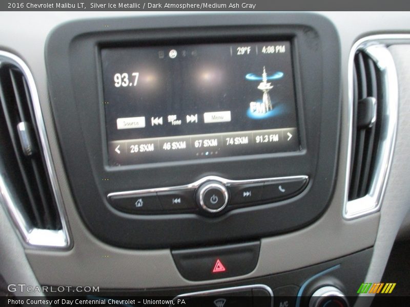 Silver Ice Metallic / Dark Atmosphere/Medium Ash Gray 2016 Chevrolet Malibu LT