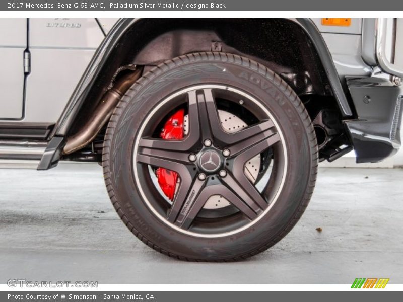 Palladium Silver Metallic / designo Black 2017 Mercedes-Benz G 63 AMG