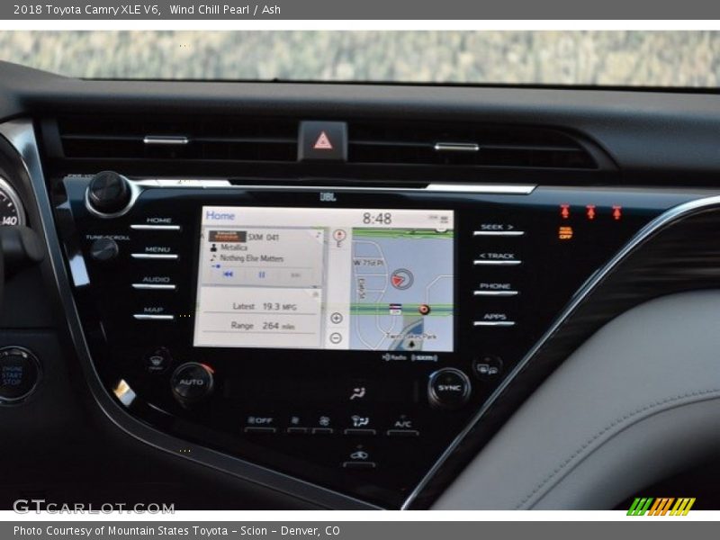 Wind Chill Pearl / Ash 2018 Toyota Camry XLE V6