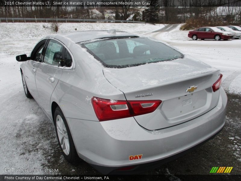 Silver Ice Metallic / Dark Atmosphere/Medium Ash Gray 2016 Chevrolet Malibu LT