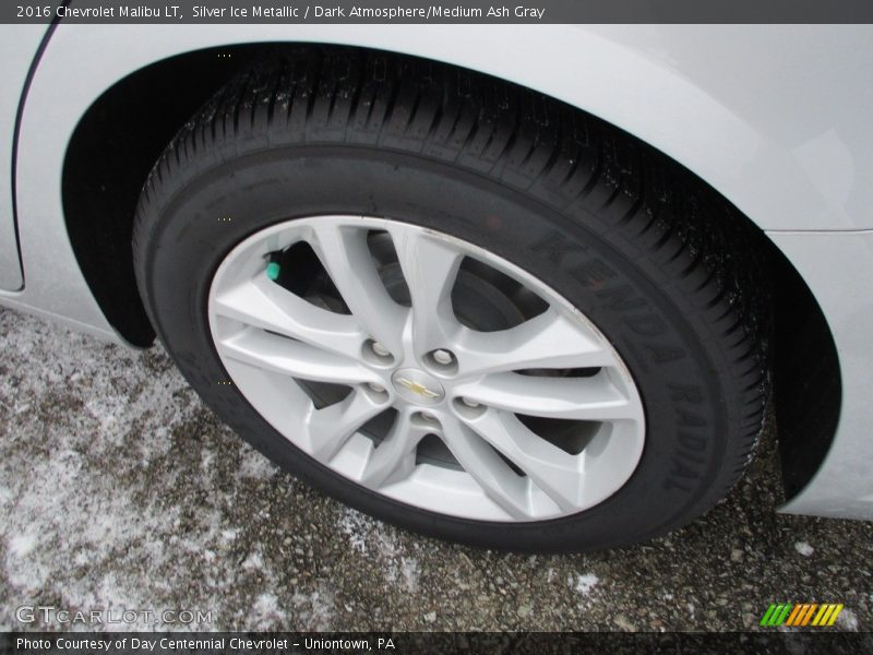 Silver Ice Metallic / Dark Atmosphere/Medium Ash Gray 2016 Chevrolet Malibu LT