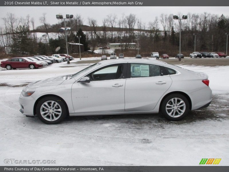 Silver Ice Metallic / Dark Atmosphere/Medium Ash Gray 2016 Chevrolet Malibu LT