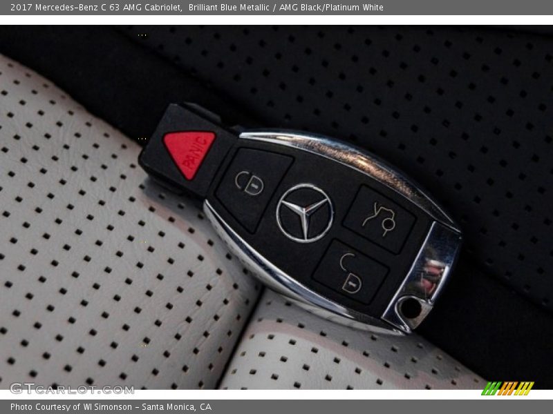 Keys of 2017 C 63 AMG Cabriolet