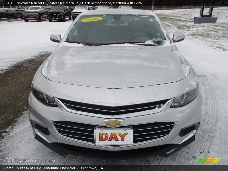 Silver Ice Metallic / Dark Atmosphere/Medium Ash Gray 2016 Chevrolet Malibu LT