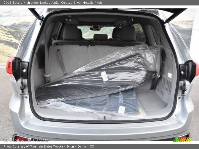 Celestial Silver Metallic / Ash 2018 Toyota Highlander Limited AWD