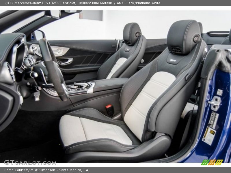 Front Seat of 2017 C 63 AMG Cabriolet