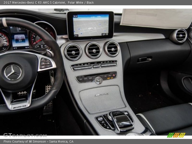 Polar White / Black 2017 Mercedes-Benz C 63 AMG S Cabriolet