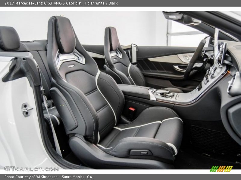  2017 C 63 AMG S Cabriolet Black Interior