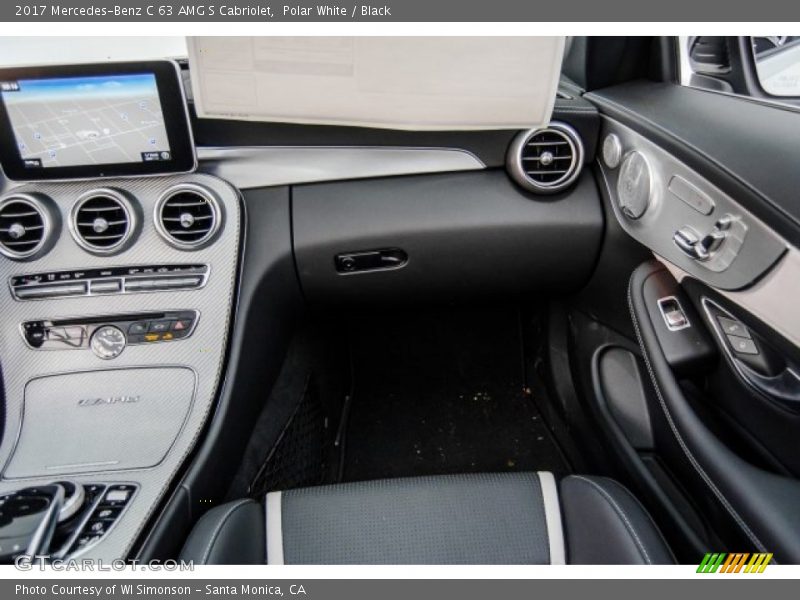 Polar White / Black 2017 Mercedes-Benz C 63 AMG S Cabriolet