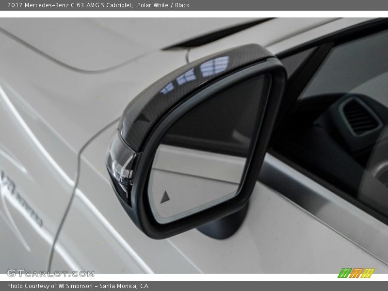 Polar White / Black 2017 Mercedes-Benz C 63 AMG S Cabriolet
