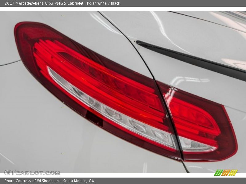 Polar White / Black 2017 Mercedes-Benz C 63 AMG S Cabriolet