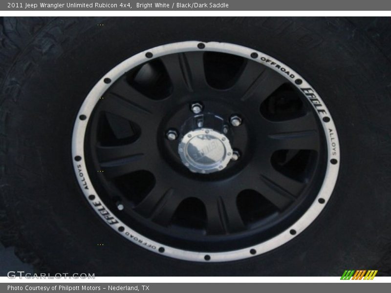 Bright White / Black/Dark Saddle 2011 Jeep Wrangler Unlimited Rubicon 4x4