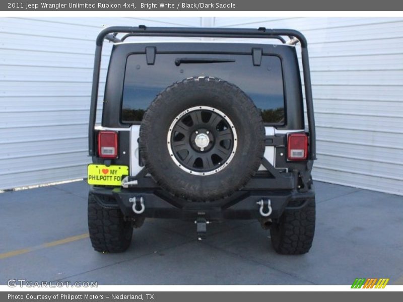 Bright White / Black/Dark Saddle 2011 Jeep Wrangler Unlimited Rubicon 4x4