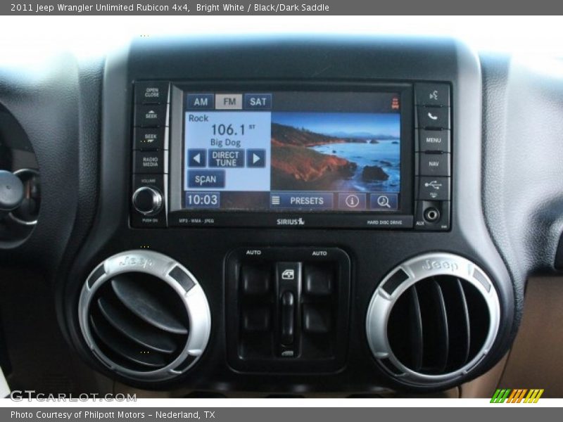 Bright White / Black/Dark Saddle 2011 Jeep Wrangler Unlimited Rubicon 4x4