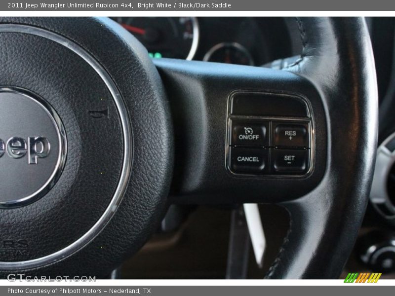 Bright White / Black/Dark Saddle 2011 Jeep Wrangler Unlimited Rubicon 4x4