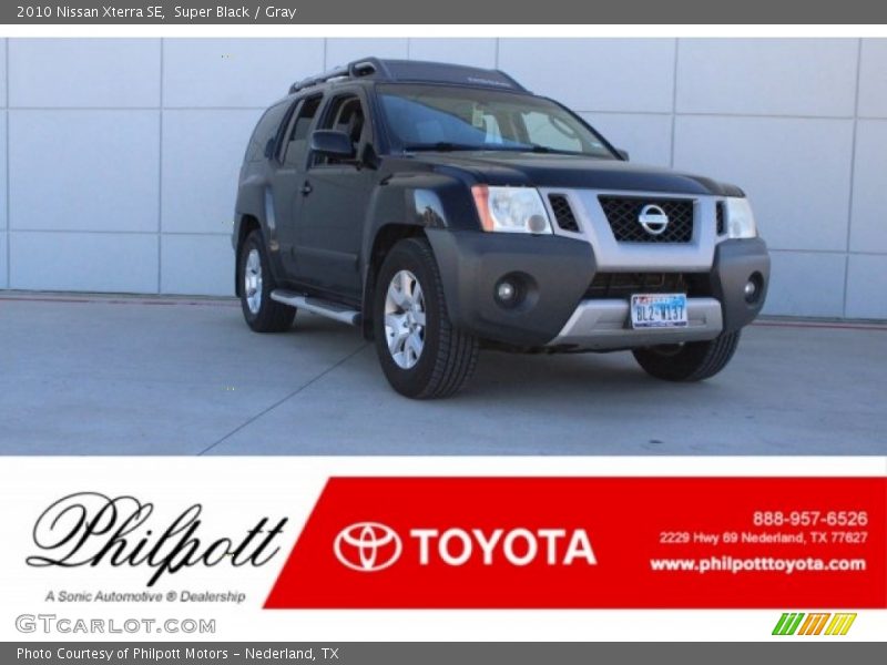 Super Black / Gray 2010 Nissan Xterra SE