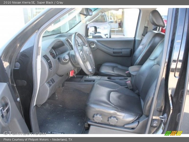 Super Black / Gray 2010 Nissan Xterra SE