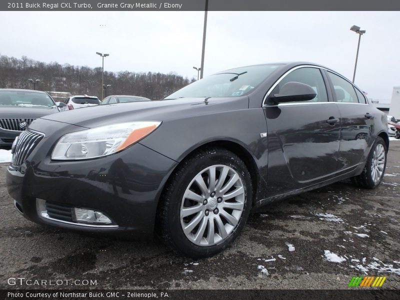 Granite Gray Metallic / Ebony 2011 Buick Regal CXL Turbo