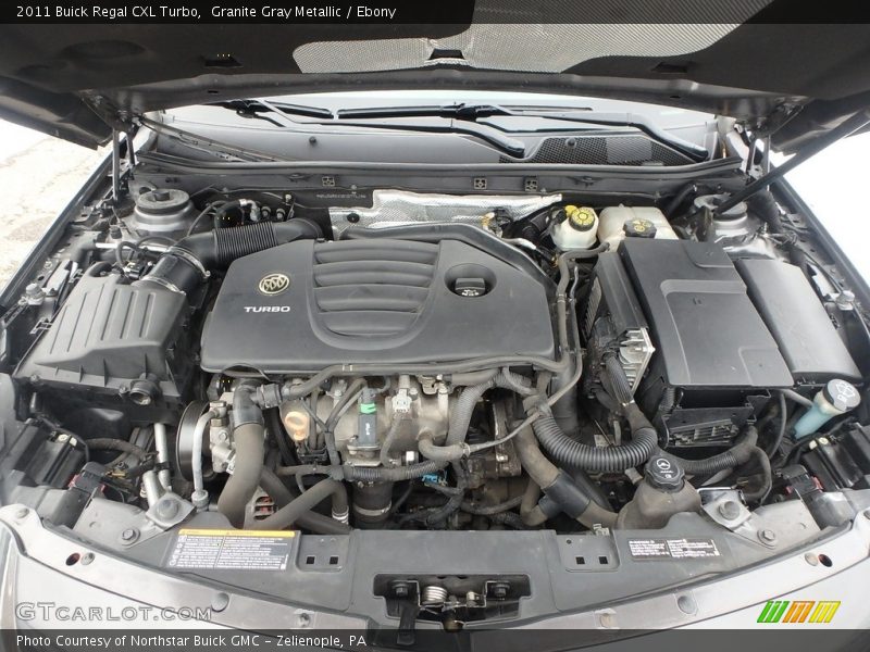 Granite Gray Metallic / Ebony 2011 Buick Regal CXL Turbo