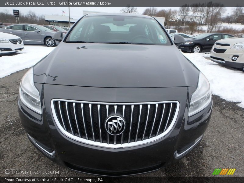Granite Gray Metallic / Ebony 2011 Buick Regal CXL Turbo