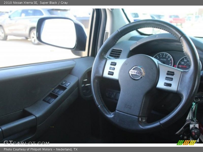 Super Black / Gray 2010 Nissan Xterra SE