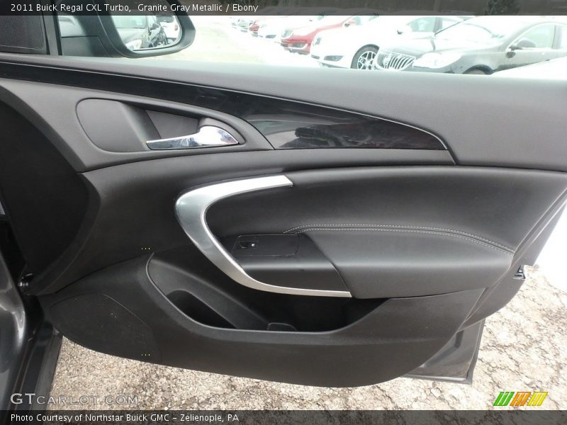 Granite Gray Metallic / Ebony 2011 Buick Regal CXL Turbo