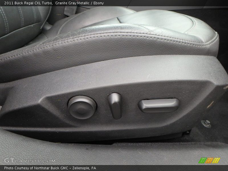 Granite Gray Metallic / Ebony 2011 Buick Regal CXL Turbo