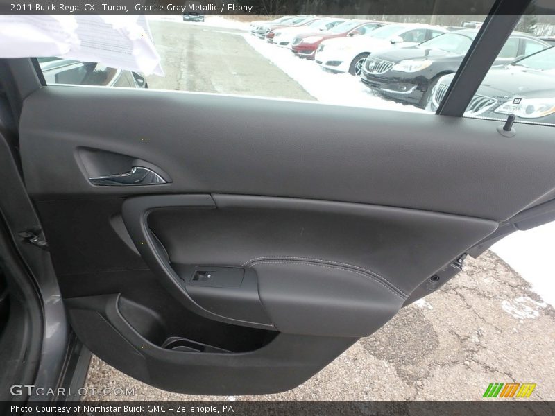 Granite Gray Metallic / Ebony 2011 Buick Regal CXL Turbo