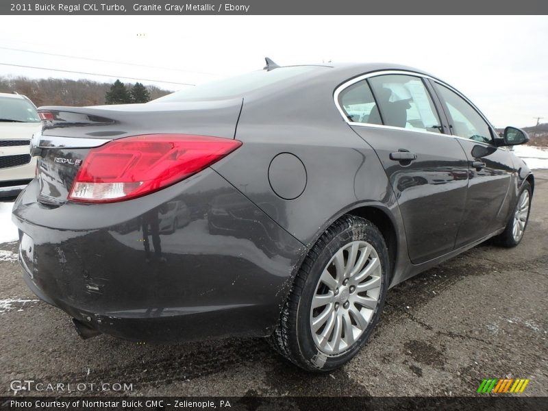 Granite Gray Metallic / Ebony 2011 Buick Regal CXL Turbo