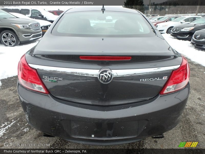 Granite Gray Metallic / Ebony 2011 Buick Regal CXL Turbo