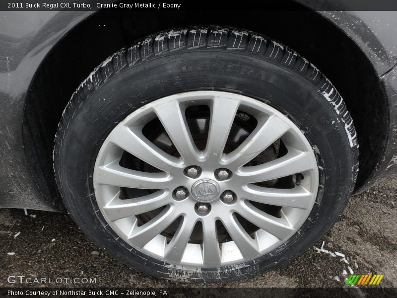 Granite Gray Metallic / Ebony 2011 Buick Regal CXL Turbo