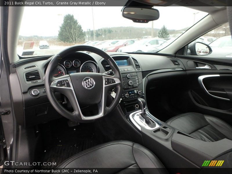 Granite Gray Metallic / Ebony 2011 Buick Regal CXL Turbo