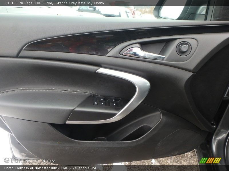 Granite Gray Metallic / Ebony 2011 Buick Regal CXL Turbo