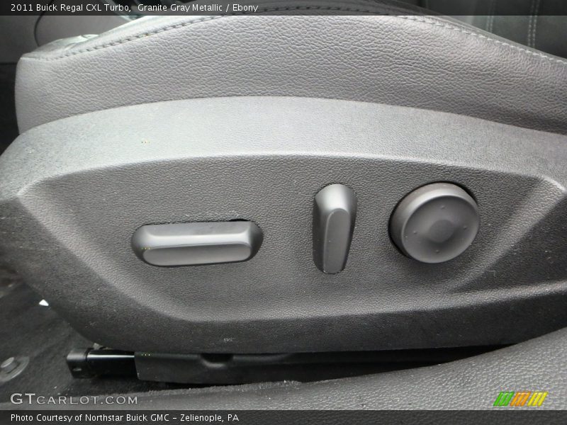 Granite Gray Metallic / Ebony 2011 Buick Regal CXL Turbo